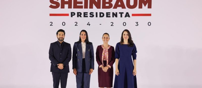 CLAUDIA SHEINBAUM PRESENTA A PRÓXIMOS TITULARES DE CULTURA, TURISMO Y TRABAJO
