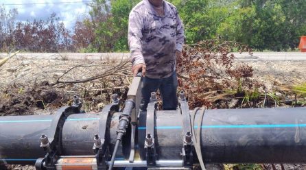 A BUEN PASO LA REPARACIÓN DE LA TUBERÍA DAÑADA