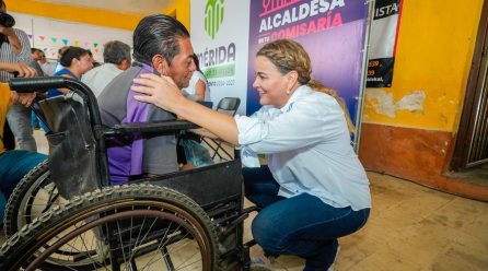 CECILIA CUMPLE SU PROMESA AL ACUDIR A CHABLEKAL