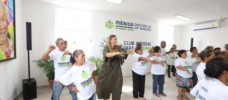 INAUGURA LA ALCALDESA PRIMER CLUB INTEGRAL