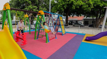 CECI PATRÓN ENTREGA EL PRIMER PARQUE REHABILITADO