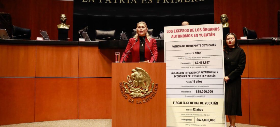 LO NEGATIVO ES USAR A MODO LOS ÓRGANOS AUTÓNOMOS