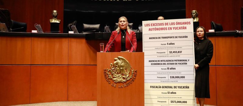 LO NEGATIVO ES USAR A MODO LOS ÓRGANOS AUTÓNOMOS