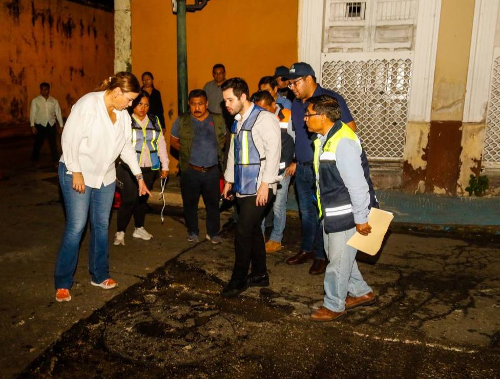 SE REPAVIMENTAN MÁS CALLES DE MÉRIDA