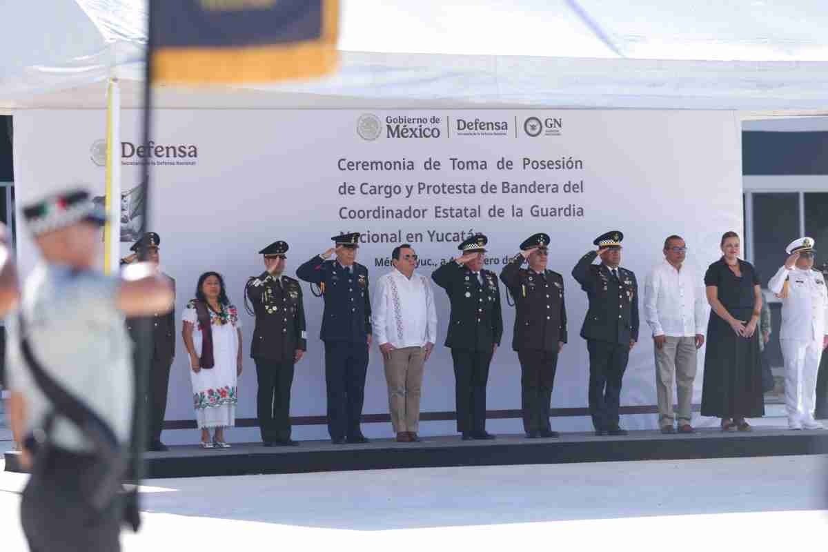 PROTESTA DE BANDERA DEL NUEVO COMISARIO DE GN