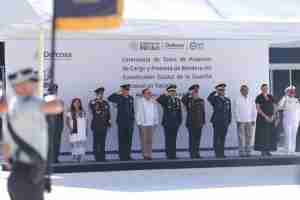 PROTESTA DE BANDERA DEL NUEVO COMISARIO DE GN