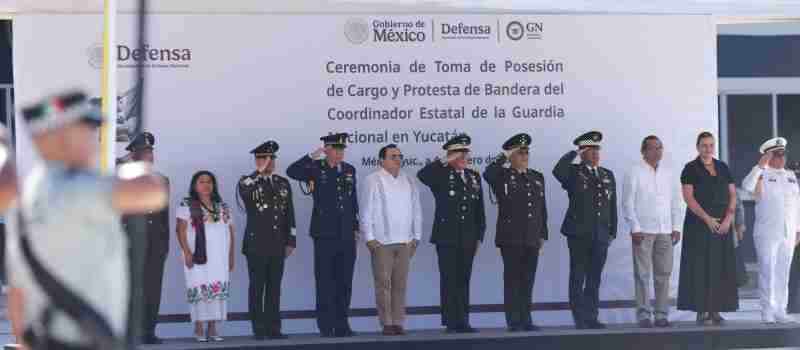 PROTESTA DE BANDERA DEL NUEVO COMISARIO DE GN