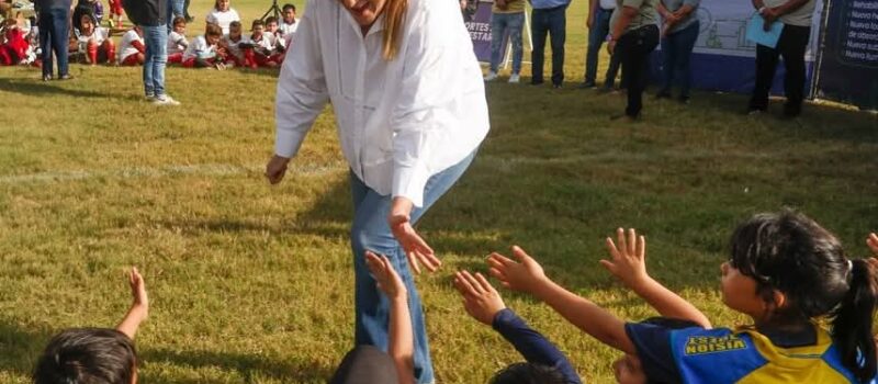 VECINOS DEL SUR RECIBEN UN NUEVO ESPACIO DEPORTIVO