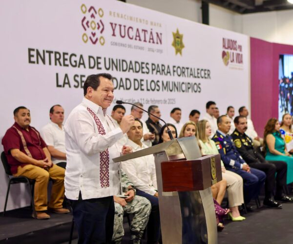 HUACHO COMPROMETIDO CON LA SEGURIDAD Y BIENESTAR DE LOS YUCATECOS