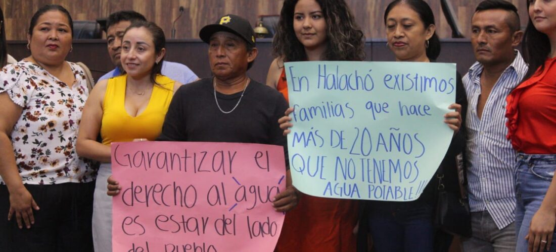 EL AGUA NO ES UN LUJO ES UN DERECHO HUMANO: MC