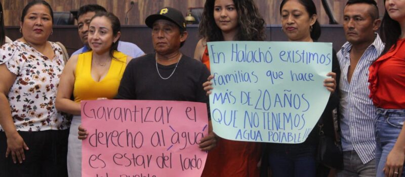 EL AGUA NO ES UN LUJO ES UN DERECHO HUMANO: MC