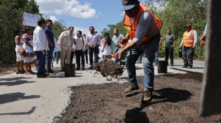 REPARA EL GOBIERNO EL TRAMO CHEMAX-COBÁ