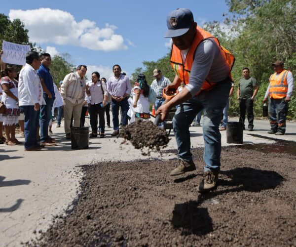 REPARA EL GOBIERNO EL TRAMO CHEMAX-COBÁ