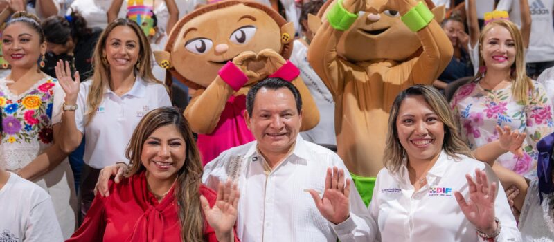 DE LA MANO YAKU,KANÁN Y EL DIF YUCATÁN POR LA INFANCIA