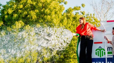 CON RIEGO ESTRATEGICO EL AYUNTAMIENTO AFRONTA LA TEMPORADA DE CALOR