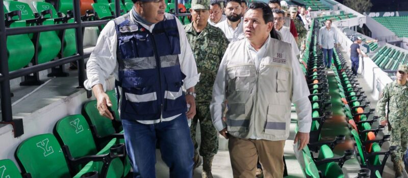 HUACHO SUPERVISA REMODELACIÓN DEL KUKULCÁN