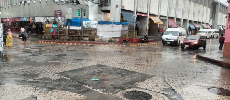 PARA PREVENIR ENCHARCAMIENTOS EN EL CENTRO DE LA CIUDAD