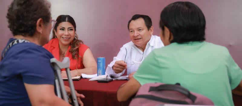 HUACHO ENCABEZA LA SEPTIMA AUDIENCIA CON EL PUEBLO