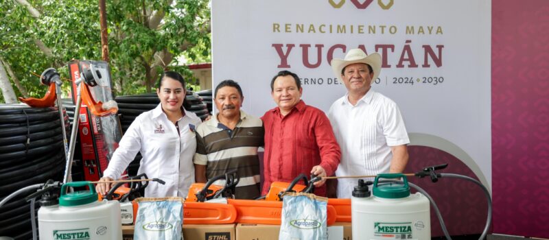 GOBERNADOR ENTREGA INSUMOS APÍCOLAS