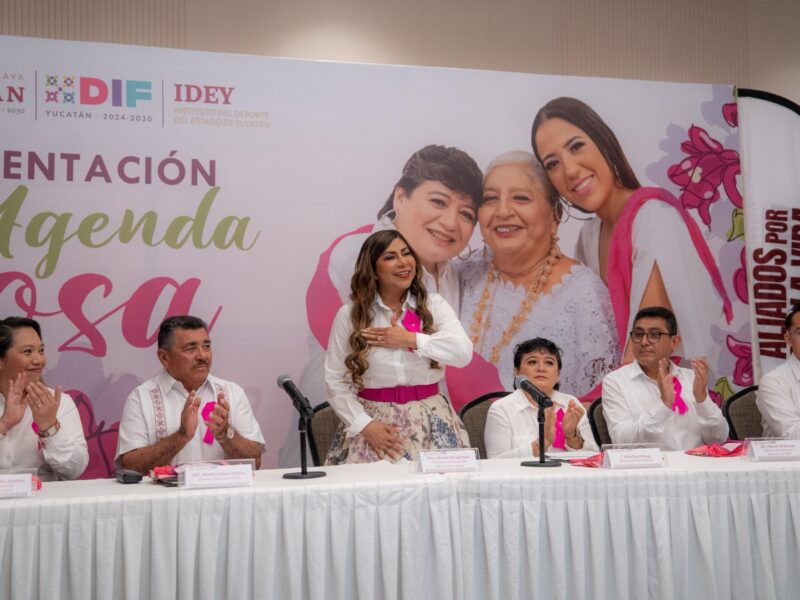 AGENDA ROSA CON DIVERSAS ACTIVIDADES EN FAVOR DE LA MUJER