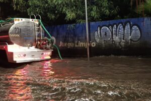 AYUNTAMIENTO ATIENDE REPORTES POR ENCHARCAMIENTOS