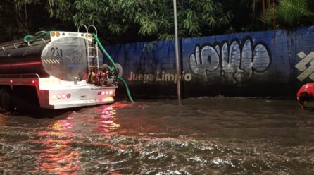 AYUNTAMIENTO ATIENDE REPORTES POR ENCHARCAMIENTOS