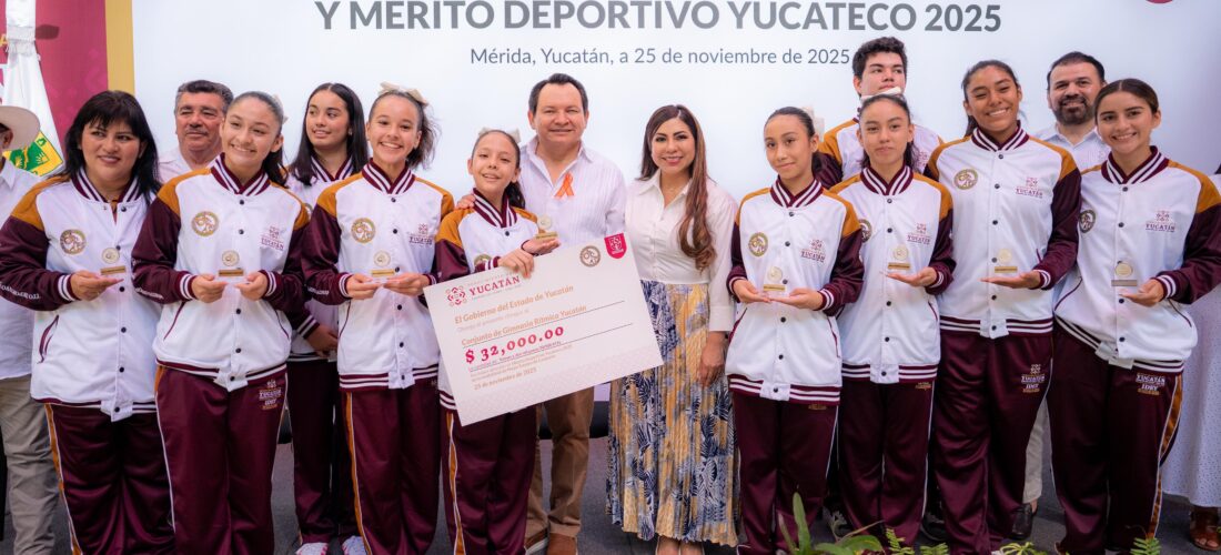 RECONOCEN EL ESFUERZO DE ATLETAS YUCATECOS