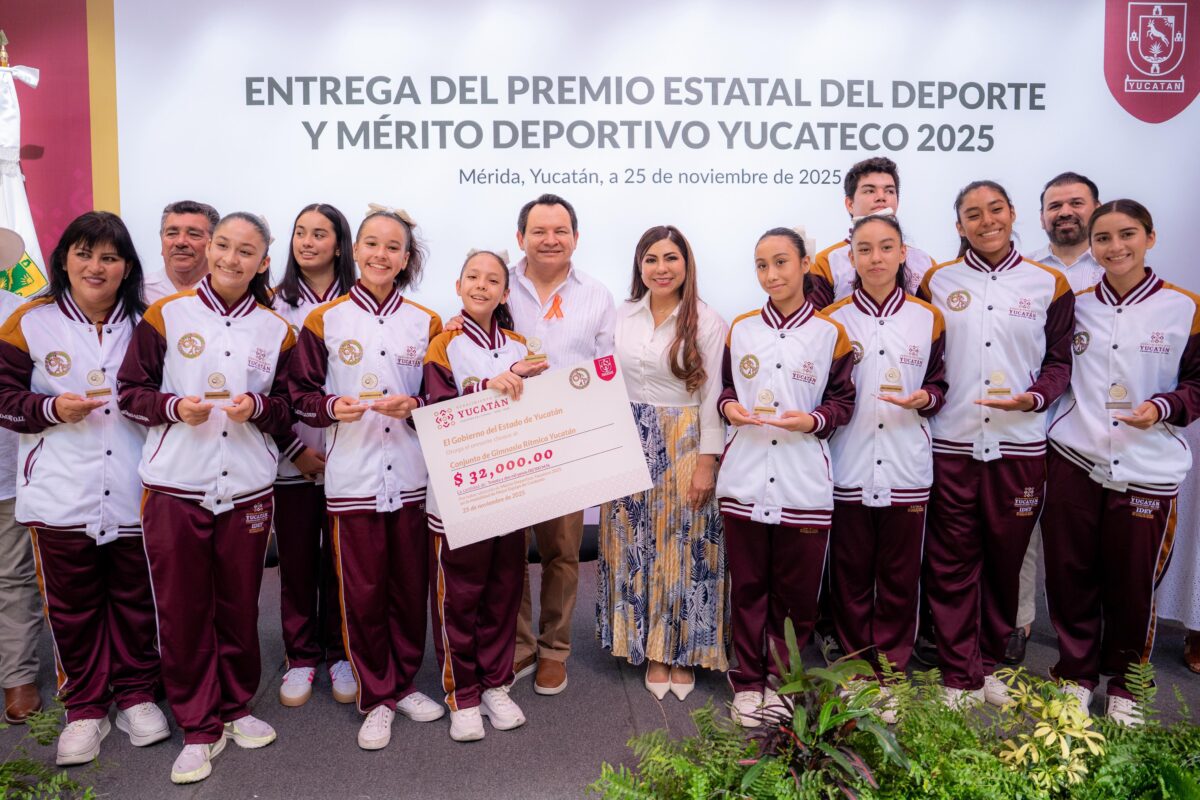 RECONOCEN EL ESFUERZO DE ATLETAS YUCATECOS