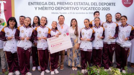 RECONOCEN EL ESFUERZO DE ATLETAS YUCATECOS