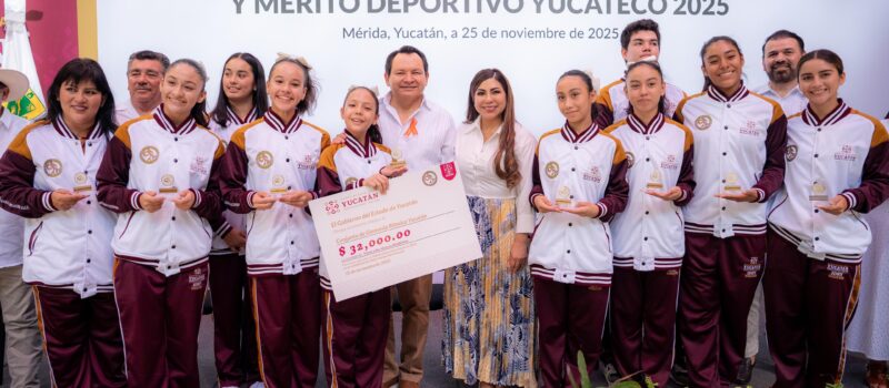 RECONOCEN EL ESFUERZO DE ATLETAS YUCATECOS