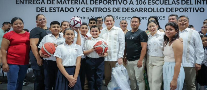 HUACHO ENTREGA MATERIAL DEPORTIVO