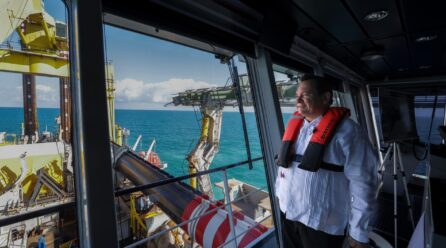 CONSTATA GOBIERNO AVANCES DEL DRAGADO EN PROGRESO