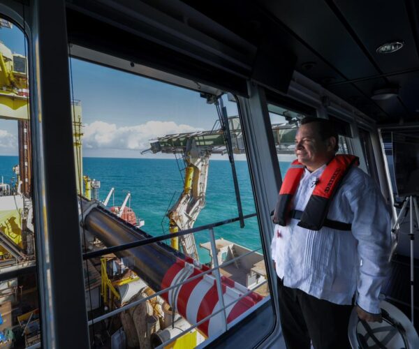 CONSTATA GOBIERNO AVANCES DEL DRAGADO EN PROGRESO