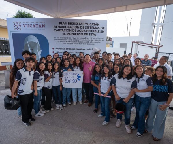 GOBIERNO REHABILITA EL SISTEMA DE AGUA EN TEYA