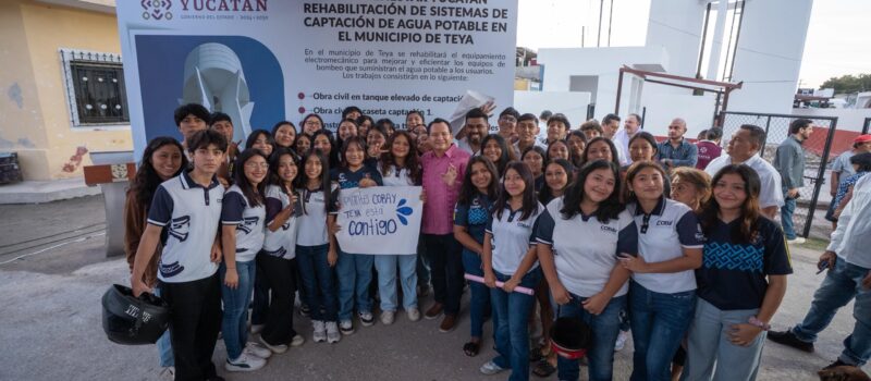 GOBIERNO REHABILITA EL SISTEMA DE AGUA EN TEYA