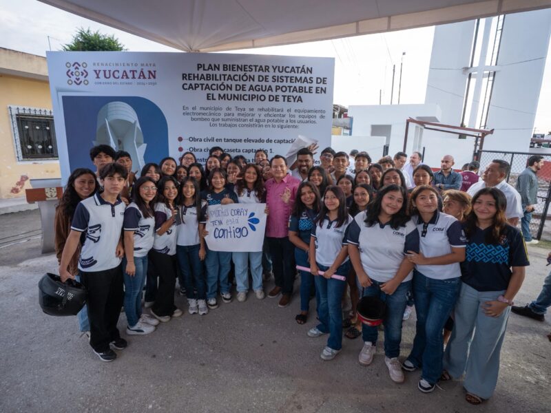 GOBIERNO REHABILITA EL SISTEMA DE AGUA EN TEYA