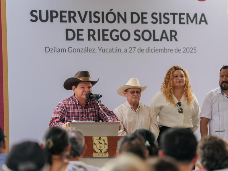 GOBERNADOR SUPERVISA SISTEMAS DE RIEGO SOLAR