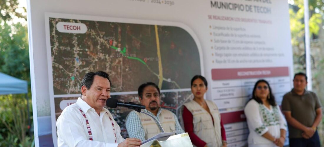 GOBERNADOR ENTREGA CALLES RECONSTRUIDAS