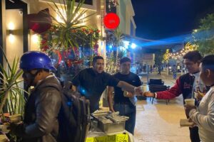 CUERNO DE FUEGO ARROPA A PEREGRINOS DE TIZIMÍN