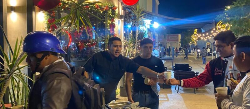 CUERNO DE FUEGO ARROPA A PEREGRINOS DE TIZIMÍN