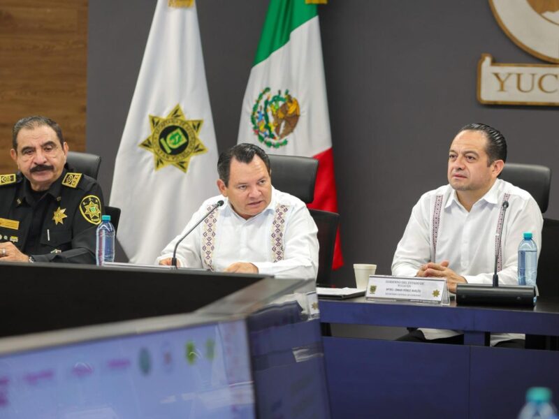 LA PRIORIDAD ES MANTENER LA PAZ EN YUCATÁN