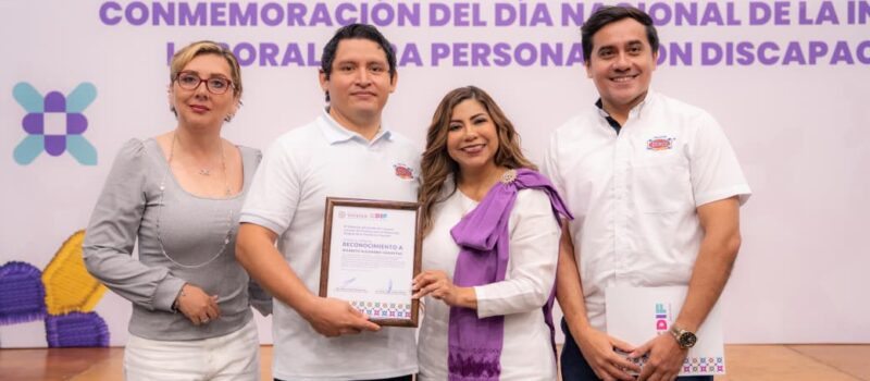 MERECIDO RECONOCIMIENTO EL DÍA DE LA INCLUSIÓN LABORAL