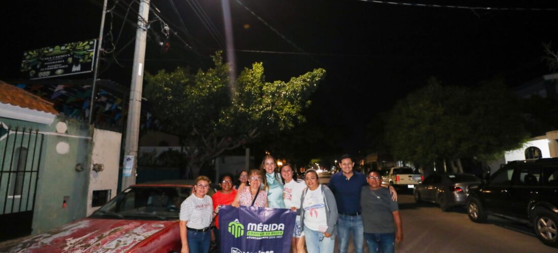 MÉRIDA  SUPERA LAS 45 MIL LÁMPARAS LED