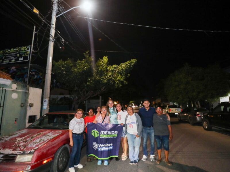 MÉRIDA  SUPERA LAS 45 MIL LÁMPARAS LED