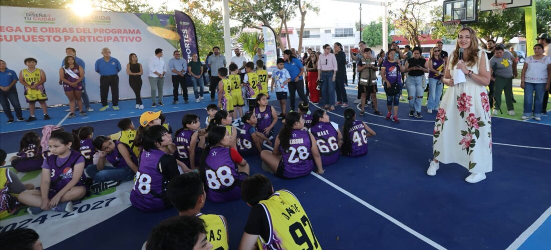 MÉRIDA AVANZA CON ESPACIOS PÚBLICOS DIGNOS: CPL