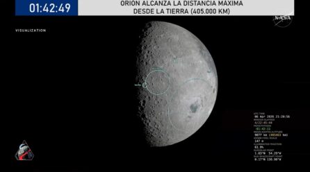 LA TRIPULACIÓN DE LA MISIÓN ARTEMIS YA SOBRE LA LUNA