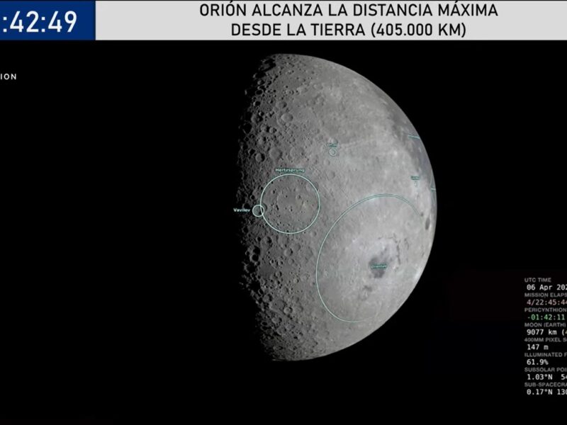 LA TRIPULACIÓN DE LA MISIÓN ARTEMIS YA SOBRE LA LUNA
