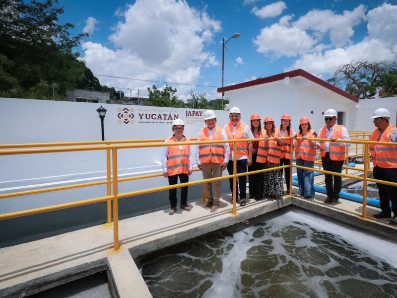 GOBIERNO REACTIVA PLANTA DE TRATAMIENTO ABANDONADA