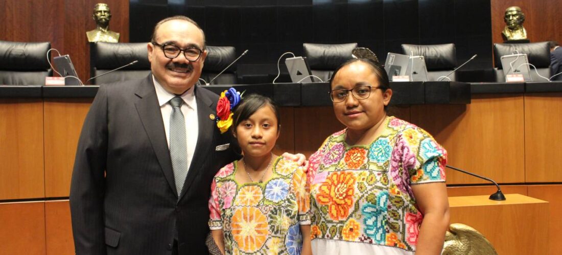 MAYAHABLANTE LLEVA SU VOZ AL SENADO