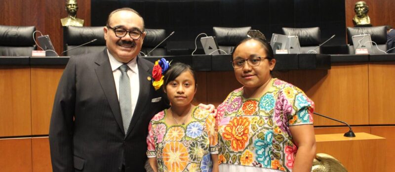 MAYAHABLANTE LLEVA SU VOZ AL SENADO